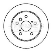 BBD4075 Brzdový kotouč BORG & BECK
