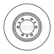 BBD4086 Brzdový kotouč BORG & BECK