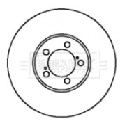 BBD4117 Brzdový kotouč BORG & BECK