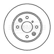BBD4152 BORG & BECK brzdový kotúč BBD4152 BORG & BECK