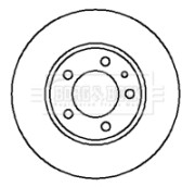 BBD4154 BORG & BECK brzdový kotúč BBD4154 BORG & BECK
