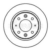 BBD4190 Brzdový kotouč BORG & BECK