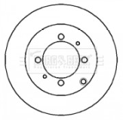 BBD4197 Brzdový kotouč BORG & BECK