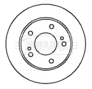 BBD4203 BORG & BECK brzdový kotúč BBD4203 BORG & BECK