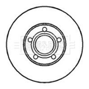 BBD4220 Brzdový kotouč BORG & BECK