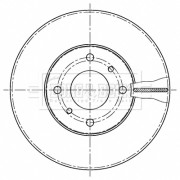BBD4232 Brzdový kotouč BORG & BECK