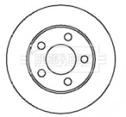 BBD4236 BORG & BECK brzdový kotúč BBD4236 BORG & BECK