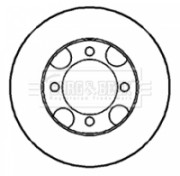 BBD4267 Brzdový kotouč BORG & BECK
