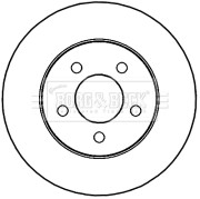 BBD4277 Brzdový kotouč BORG & BECK
