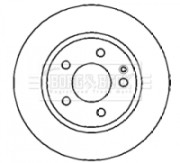 BBD4286 Brzdový kotouč BORG & BECK