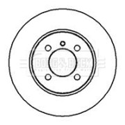 BBD4302 Brzdový kotouč BORG & BECK