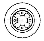 BBD4321 Brzdový kotouč BORG & BECK