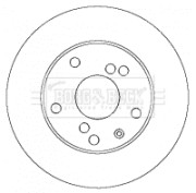 BBD4358 Brzdový kotouč BORG & BECK