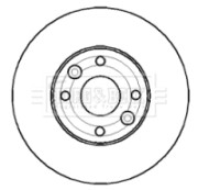 BBD4391 Brzdový kotouč BORG & BECK