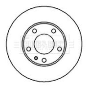BBD4397 Brzdový kotouč BORG & BECK