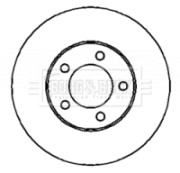 BBD4418 Brzdový kotouč BORG & BECK