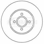 BBD4420 Brzdový kotouč BORG & BECK
