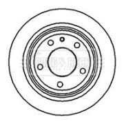 BBD4422 Brzdový kotouč BORG & BECK