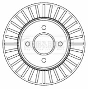 BBD4518 Brzdový kotouč BORG & BECK