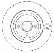BBD4519 Brzdový kotouč BORG & BECK