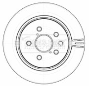 BBD4535 Brzdový kotouč BORG & BECK
