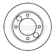 BBD4536 Brzdový kotouč BORG & BECK