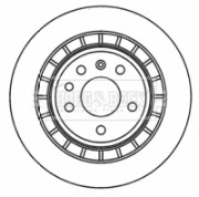 BBD4558 Brzdový kotouč BORG & BECK