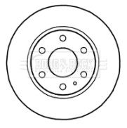 BBD4710 Brzdový kotouč BORG & BECK
