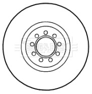 BBD4711 Brzdový kotouč BORG & BECK