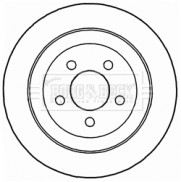 BBD4735 Brzdový kotouč BORG & BECK