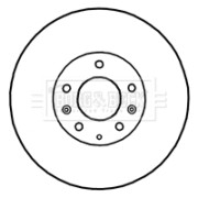 BBD4751 Brzdový kotouč BORG & BECK