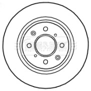 BBD4786 BORG & BECK brzdový kotúč BBD4786 BORG & BECK