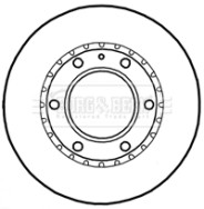 BBD4793 BORG & BECK brzdový kotúč BBD4793 BORG & BECK