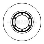 BBD4840 Brzdový kotouč BORG & BECK