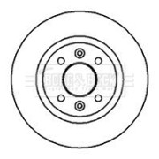 BBD4846 Brzdový kotouč BORG & BECK