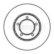 BBD4855 Brzdový kotouč BORG & BECK