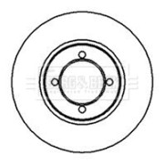 BBD4859 Brzdový kotouč BORG & BECK