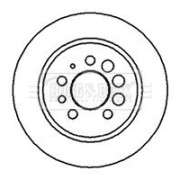 BBD4862 Brzdový kotouč BORG & BECK