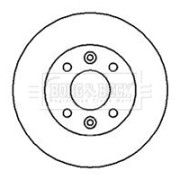 BBD4877 Brzdový kotouč BORG & BECK