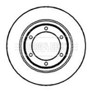 BBD4884 Brzdový kotouč BORG & BECK