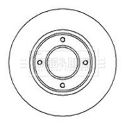 BBD4893 BORG & BECK brzdový kotúč BBD4893 BORG & BECK