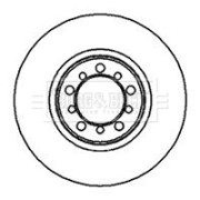 BBD4919 Brzdový kotouč BORG & BECK