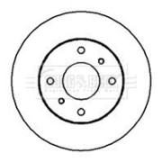 BBD4942 Brzdový kotouč BORG & BECK