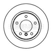 BBD4953 Brzdový kotouč BORG & BECK