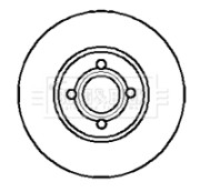 BBD4973 Brzdový kotouč BORG & BECK