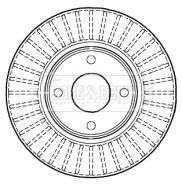 BBD4985 BORG & BECK brzdový kotúč BBD4985 BORG & BECK