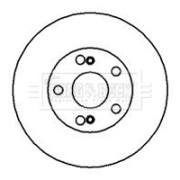 BBD5019 Brzdový kotouč BORG & BECK