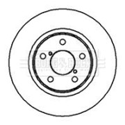 BBD5022 Brzdový kotouč BORG & BECK