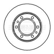 BBD5035 Brzdový kotouč BORG & BECK