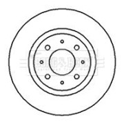 BBD5037 Brzdový kotouč BORG & BECK